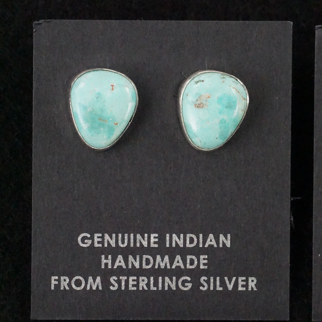 Marco Begaye Turquoise & Sterling Silver Earrings