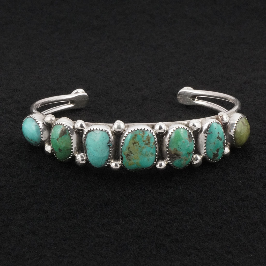 Priscilla Reeder Turquoise & Sterling Silver Bracelet