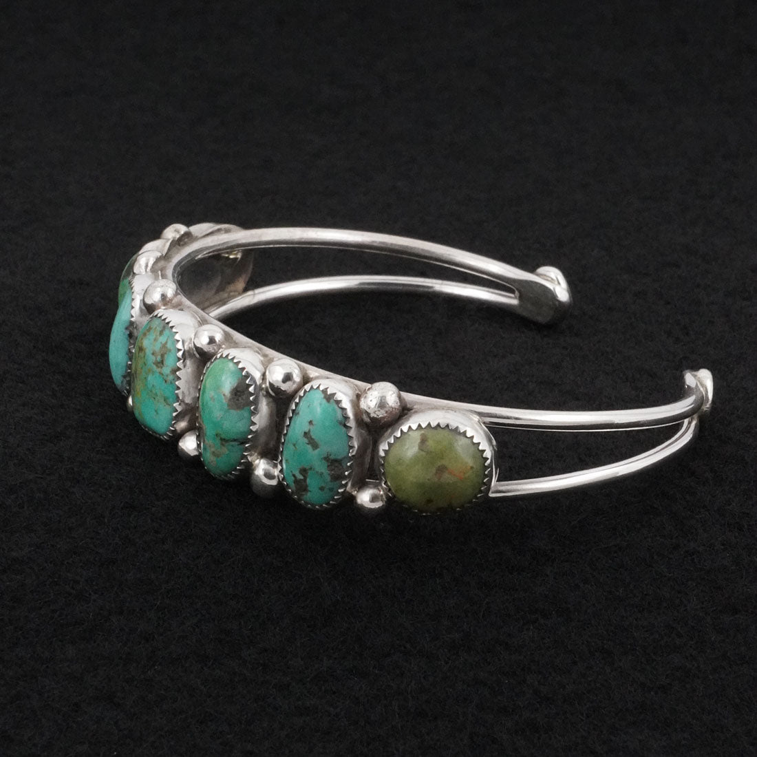Priscilla Reeder Turquoise & Sterling Silver Bracelet