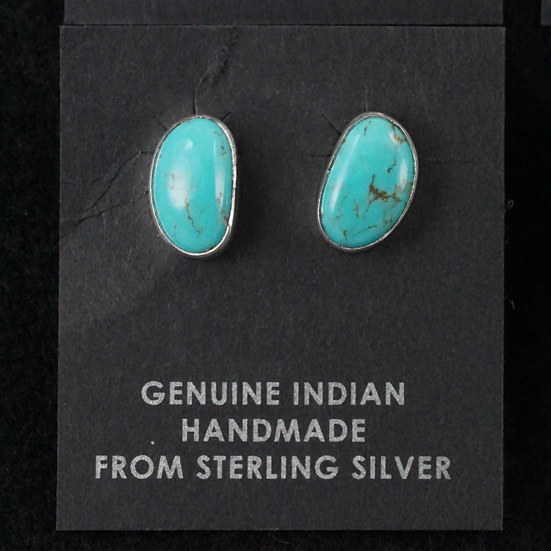 Marco Begaye Turquoise & Sterling Silver Earrings