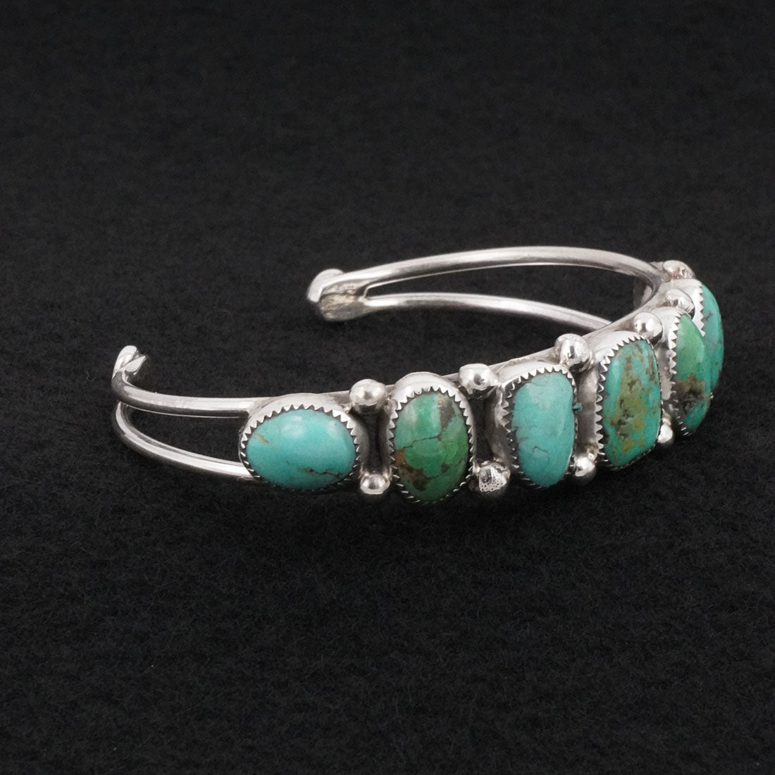 Priscilla Reeder Turquoise & Sterling Silver Bracelet