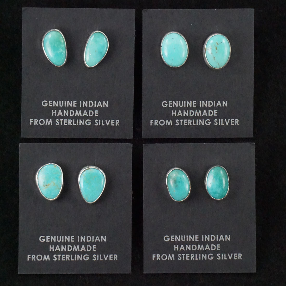 Marco Begaye Turquoise & Sterling Silver Earrings