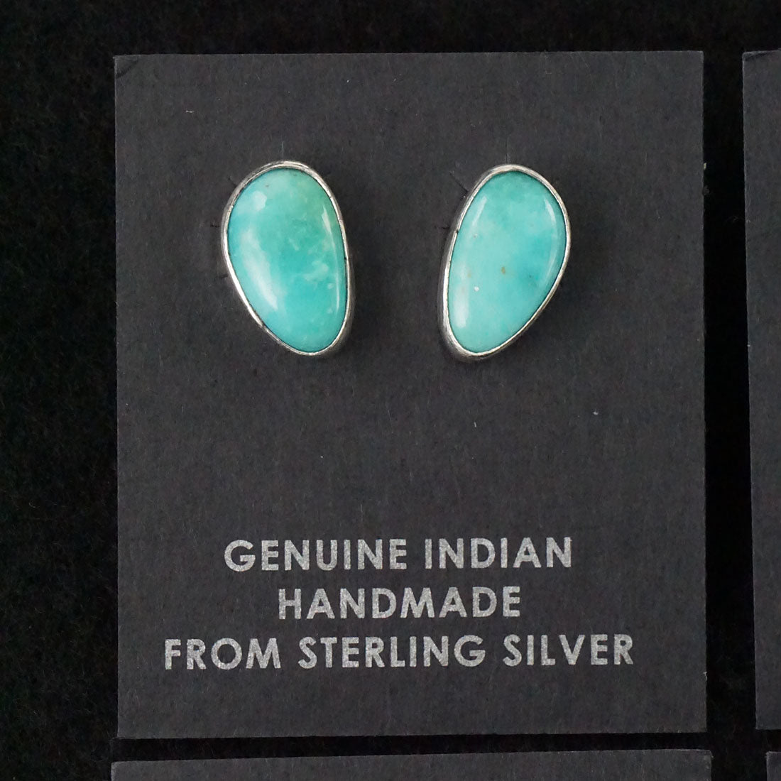 Marco Begaye Turquoise & Sterling Silver Earrings