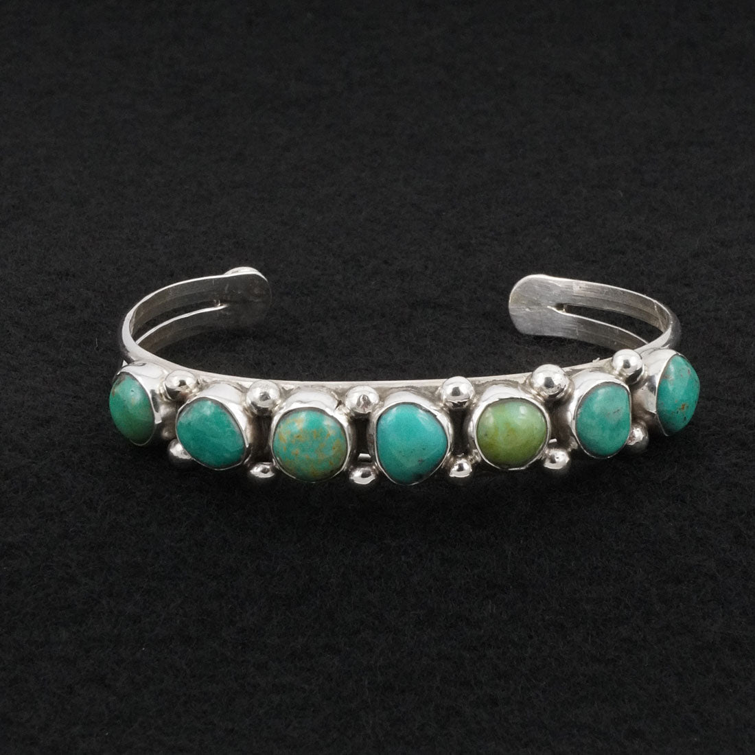 Priscilla Reeder Turquoise & Sterling Silver Bracelet