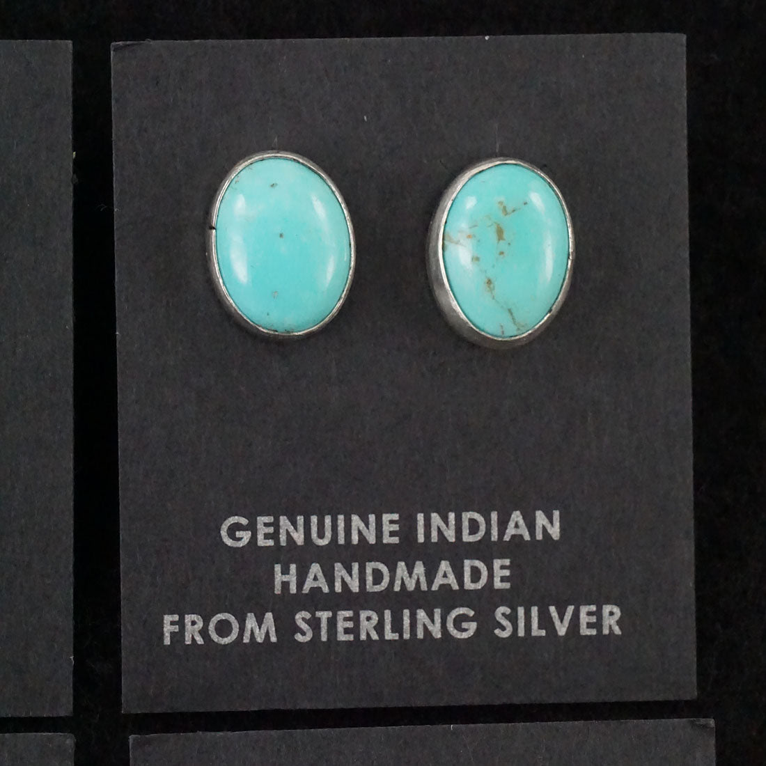 Marco Begaye Turquoise & Sterling Silver Earrings