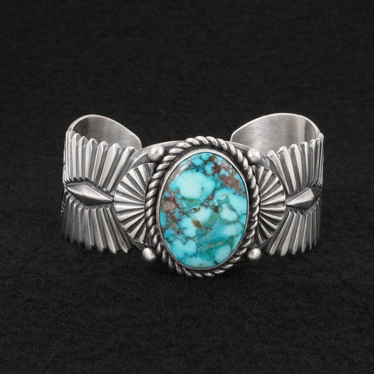 Arnold Blackgoat Turquoise & Sterling Silver Bracelet