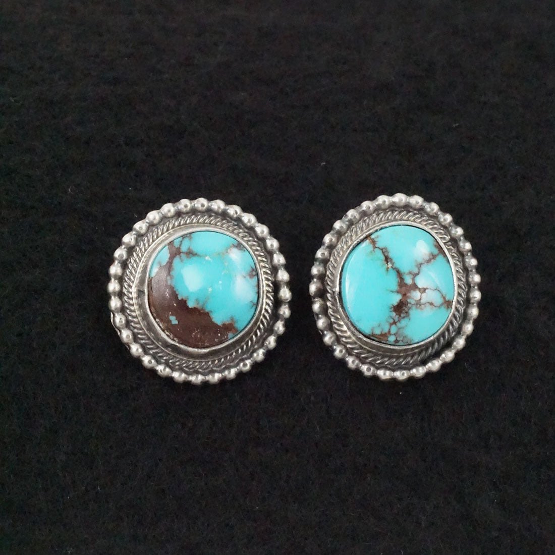 Darrin Livingston Turquoise & Sterling Silver Earrings & Pendant