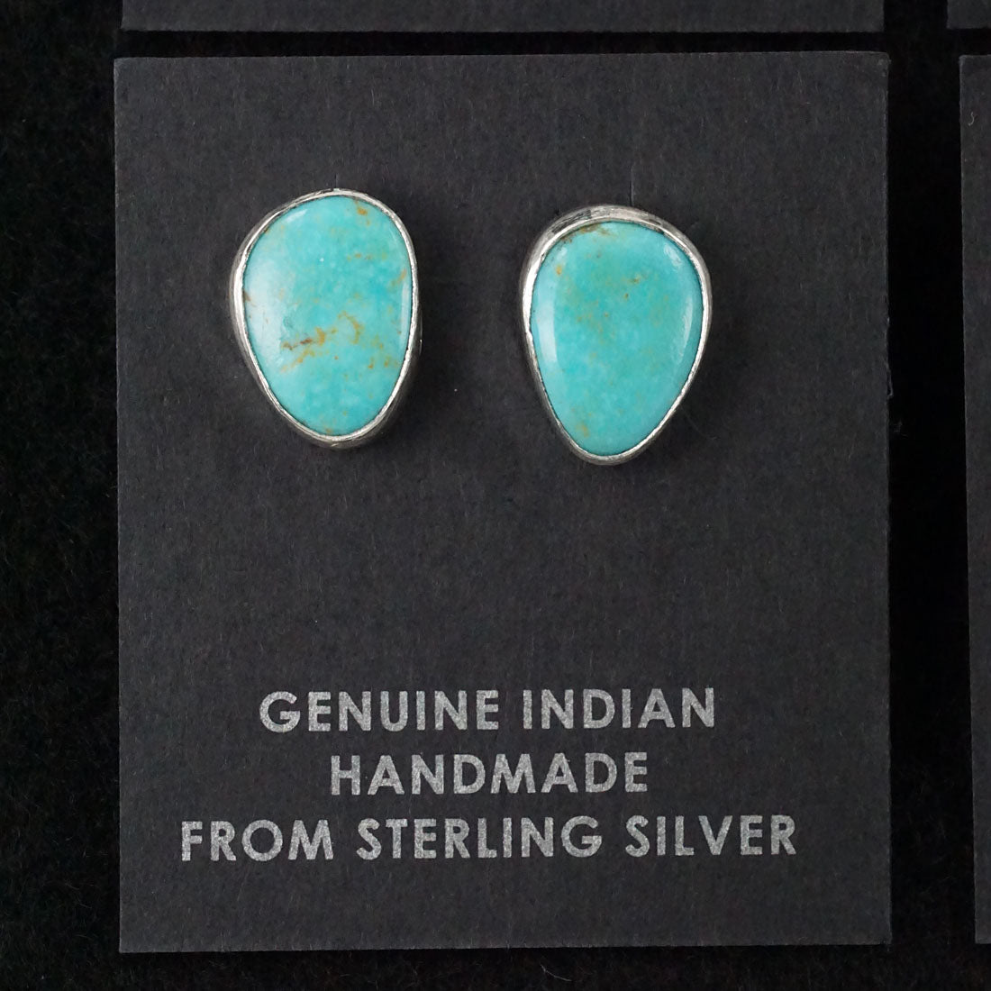 Marco Begaye Turquoise & Sterling Silver Earrings