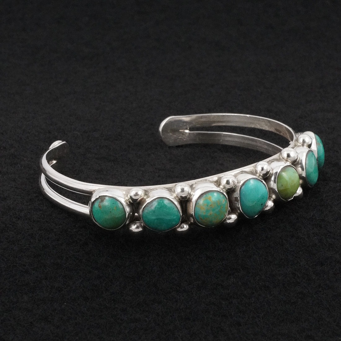 Priscilla Reeder Turquoise & Sterling Silver Bracelet