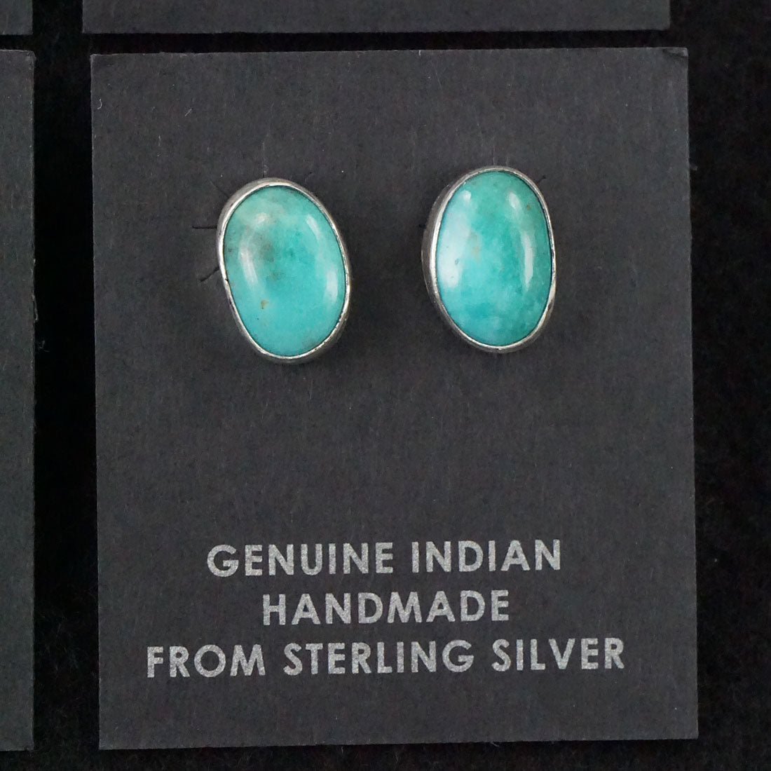 Marco Begaye Turquoise & Sterling Silver Earrings