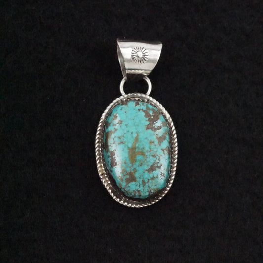 Ernest Hawthorne Turquoise & Sterling Silver Pendant
