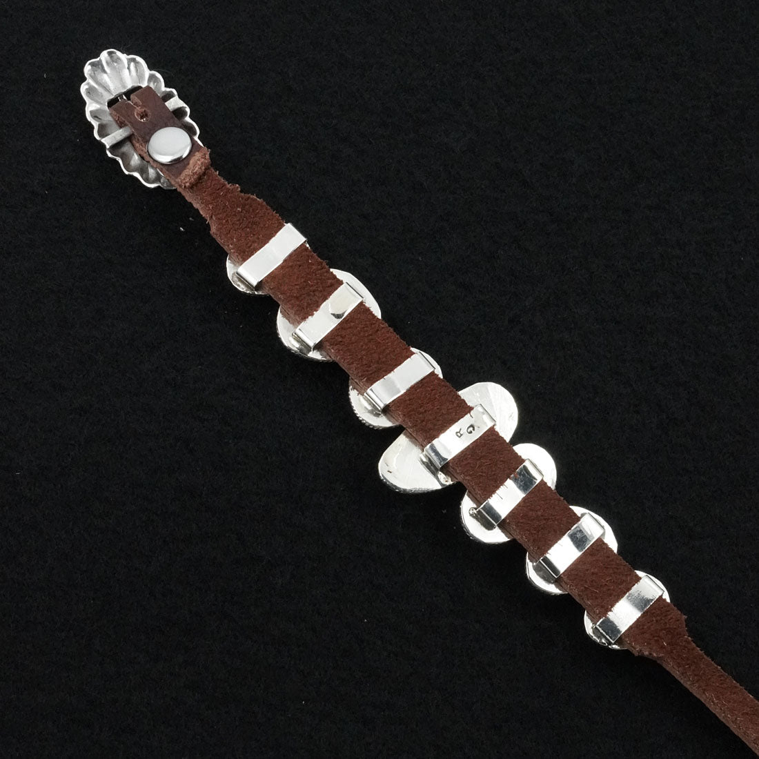 Rosita Charlie Turquoise, Sterling Silver & Leather Bracelet