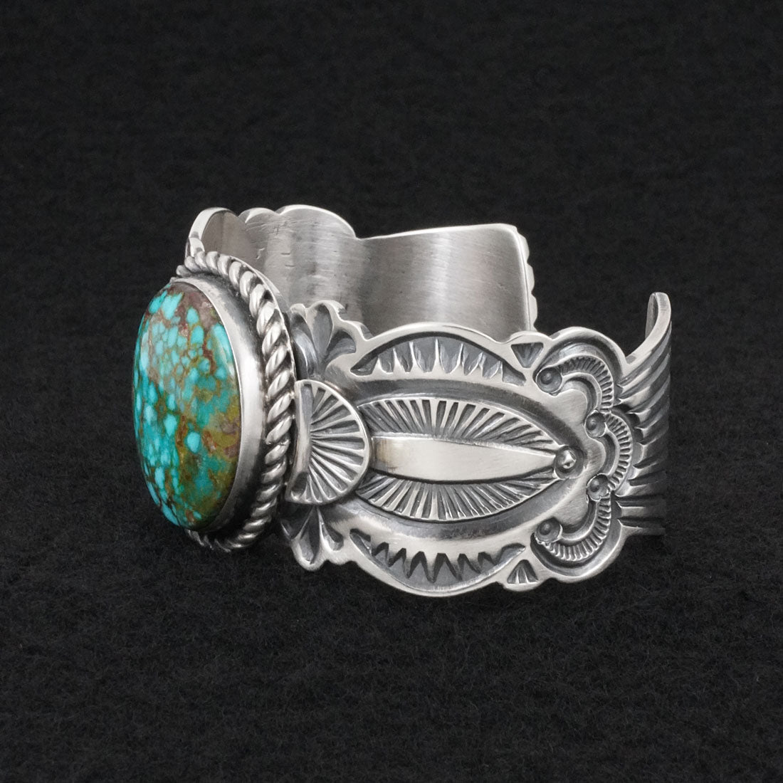 Arnold Blackgoat Turquoise & Sterling Silver Bracelet