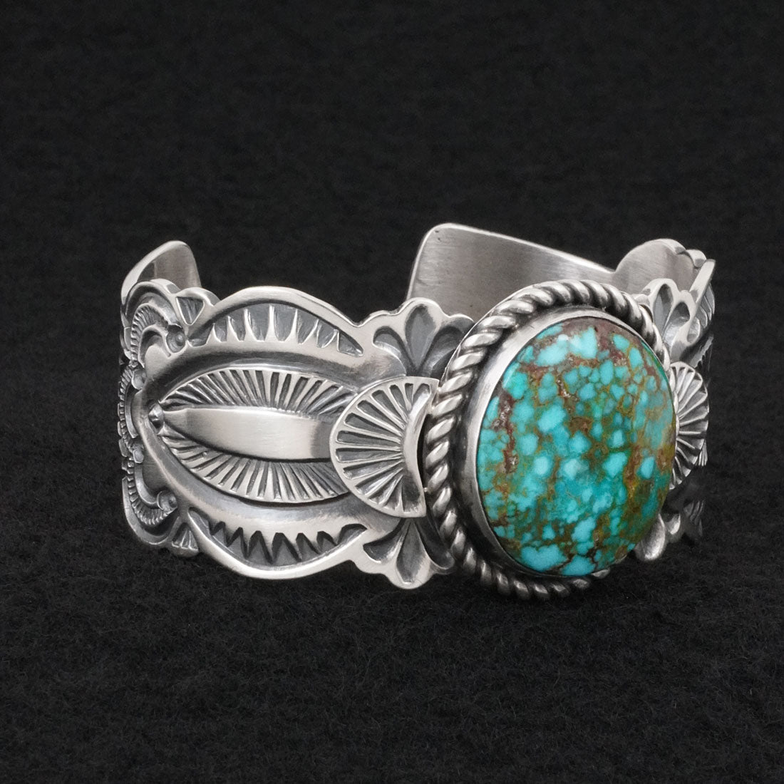 Arnold Blackgoat Turquoise & Sterling Silver Bracelet