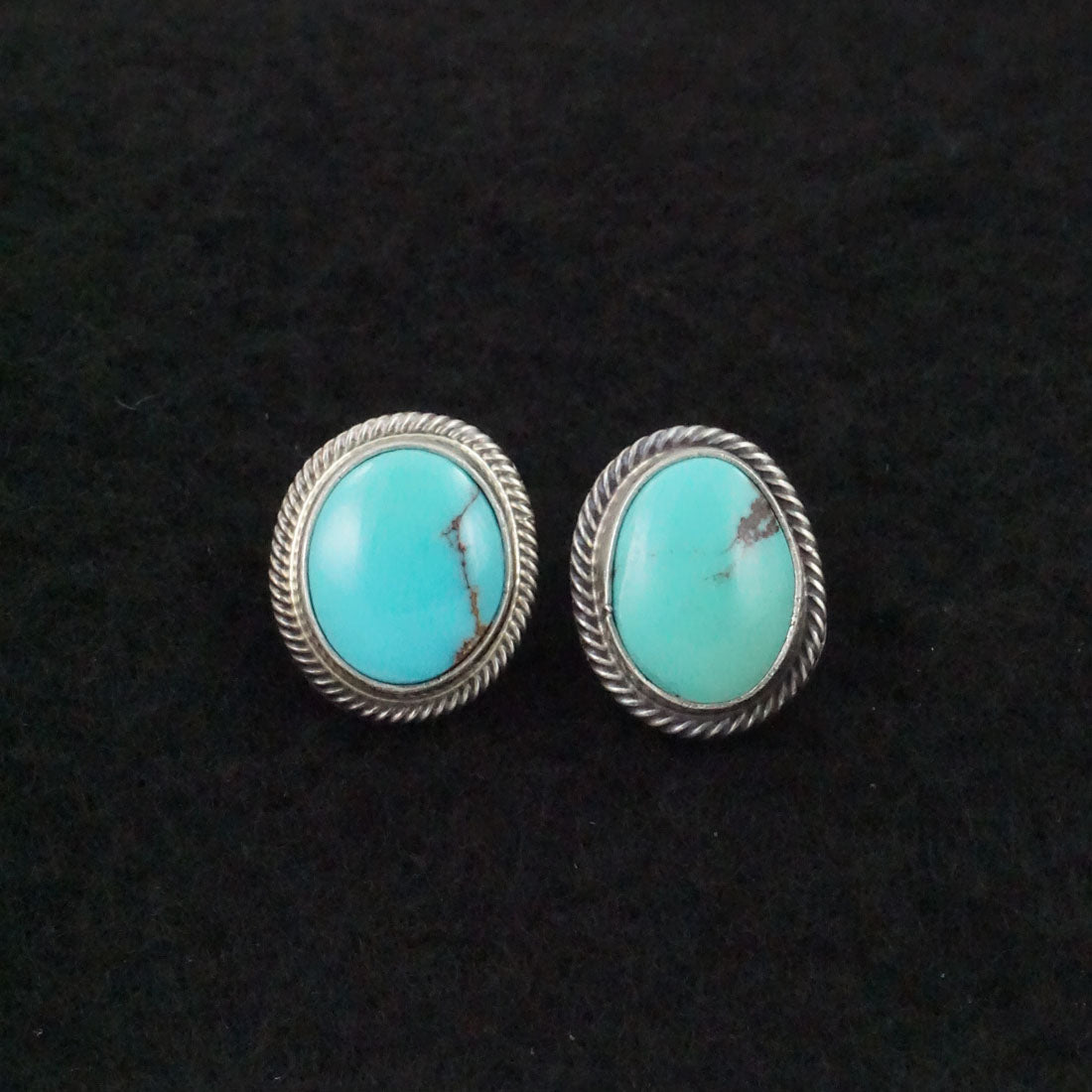 Darrin Livingston Turquoise & Sterling Silver Earrings & Pendant