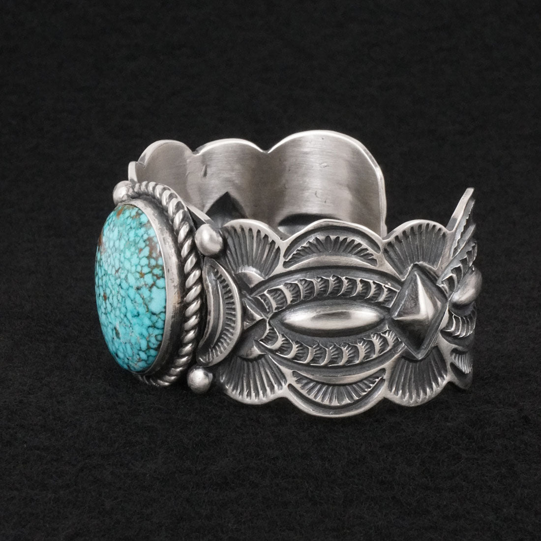 Arnold Blackgoat Turquoise & Sterling Silver Bracelet