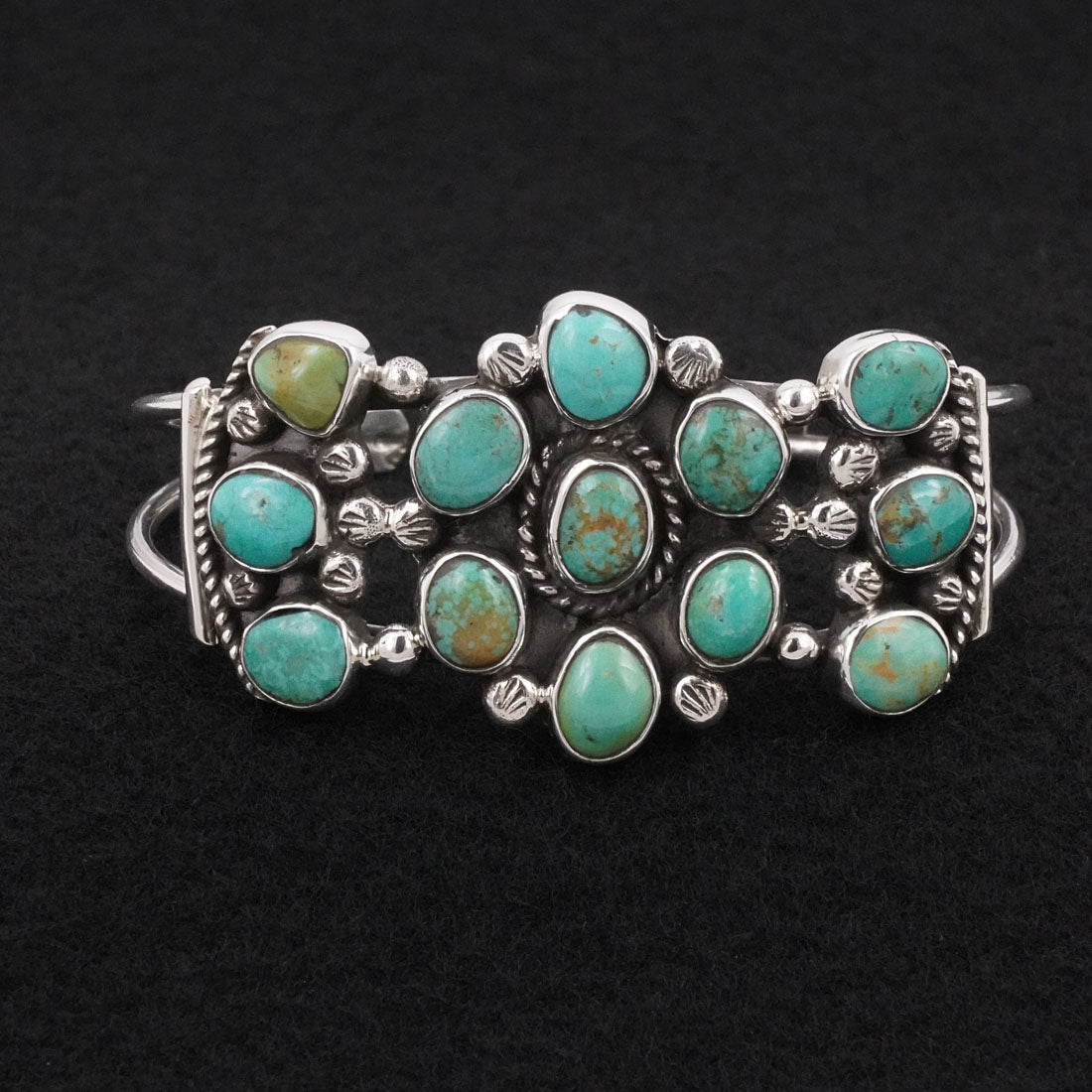 Priscilla Reeder Turquoise & Sterling Silver Bracelet