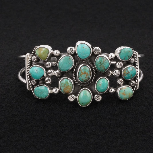 Priscilla Reeder Turquoise & Sterling Silver Bracelet