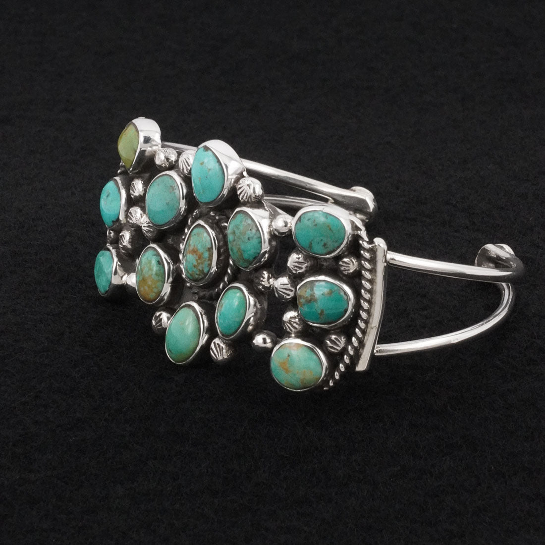 Priscilla Reeder Turquoise & Sterling Silver Bracelet