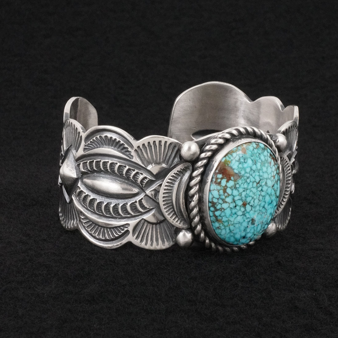 Arnold Blackgoat Turquoise & Sterling Silver Bracelet