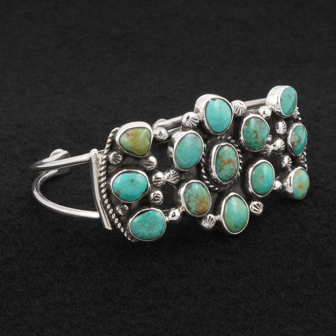 Priscilla Reeder Turquoise & Sterling Silver Bracelet