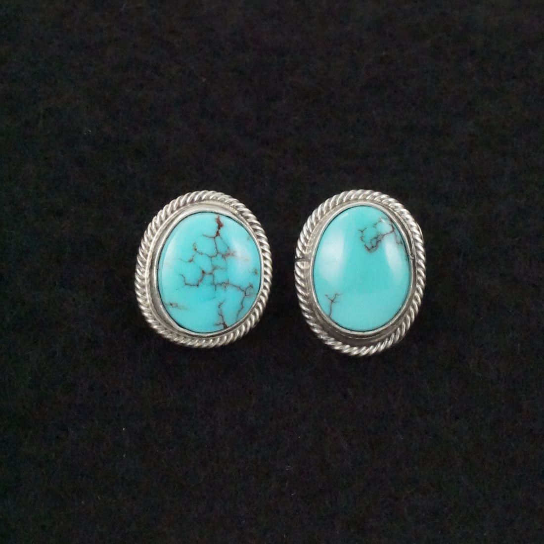 Darrin Livingston Turquoise & Sterling Silver Earrings & Pendant