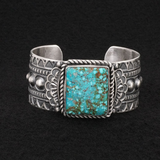 Arnold Blackgoat Turquoise & Sterling Silver Bracelet