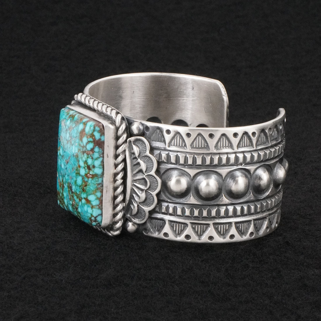 Arnold Blackgoat Turquoise & Sterling Silver Bracelet