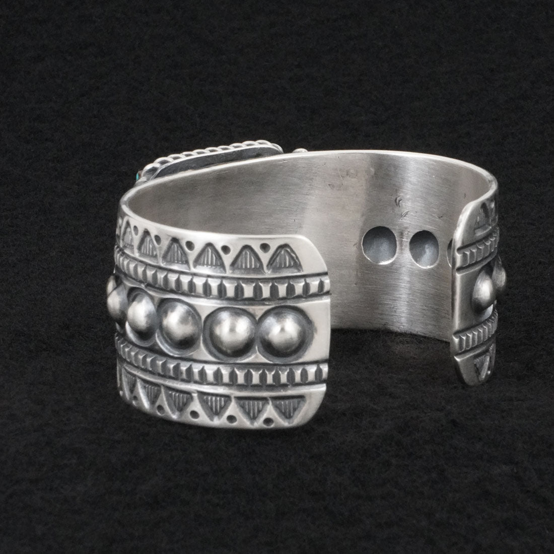 Arnold Blackgoat Turquoise & Sterling Silver Bracelet