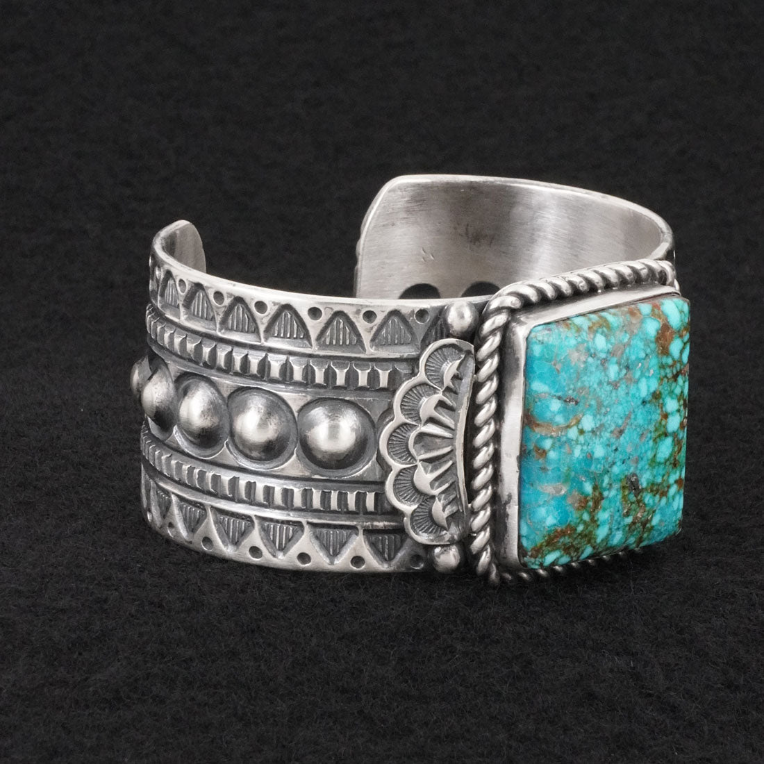 Arnold Blackgoat Turquoise & Sterling Silver Bracelet