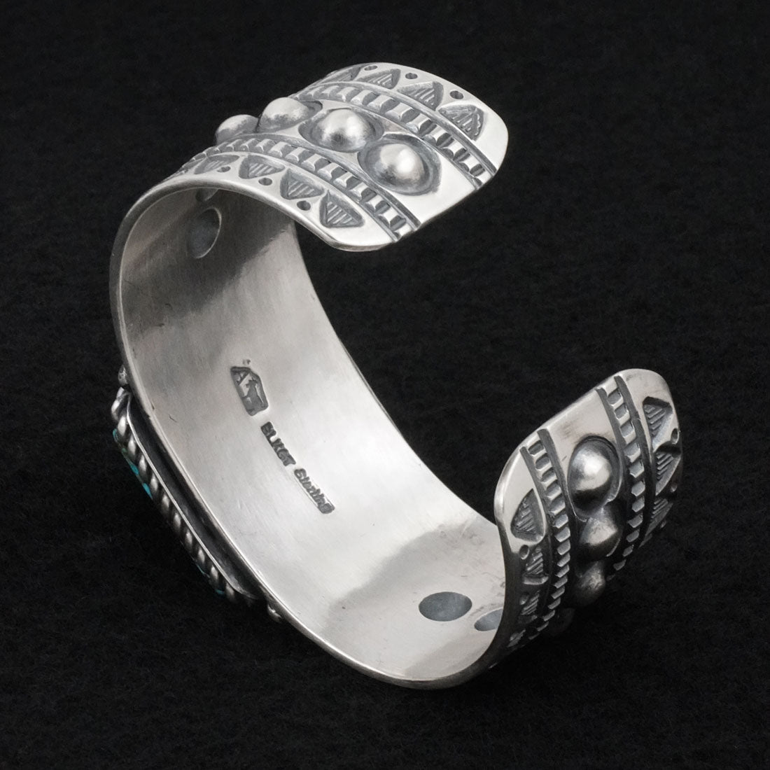 Arnold Blackgoat Turquoise & Sterling Silver Bracelet