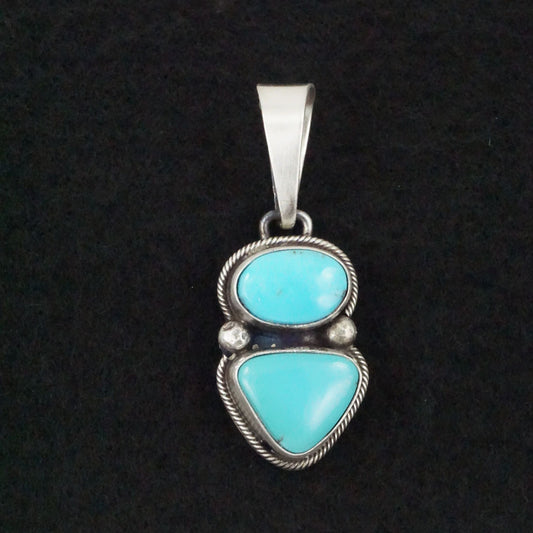 Darrin Livingston Turquoise & Sterling Silver Pendant