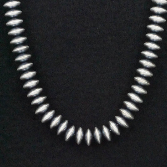 Bryannen Halwood Sterling Silver Navajo Pearl Necklace 14"