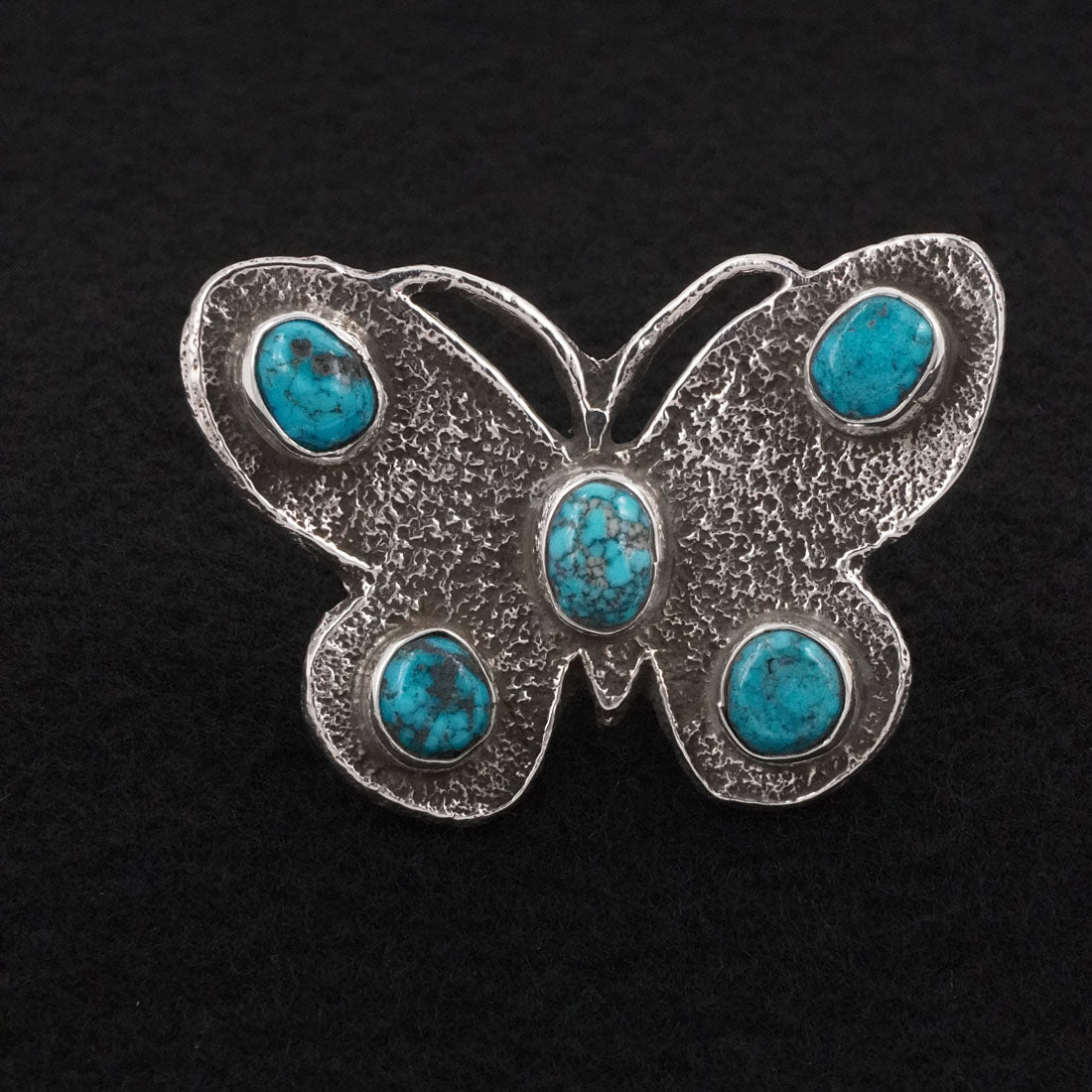 Dymitri Arviso Turquoise & Sterling Silver Ring Sz. 8