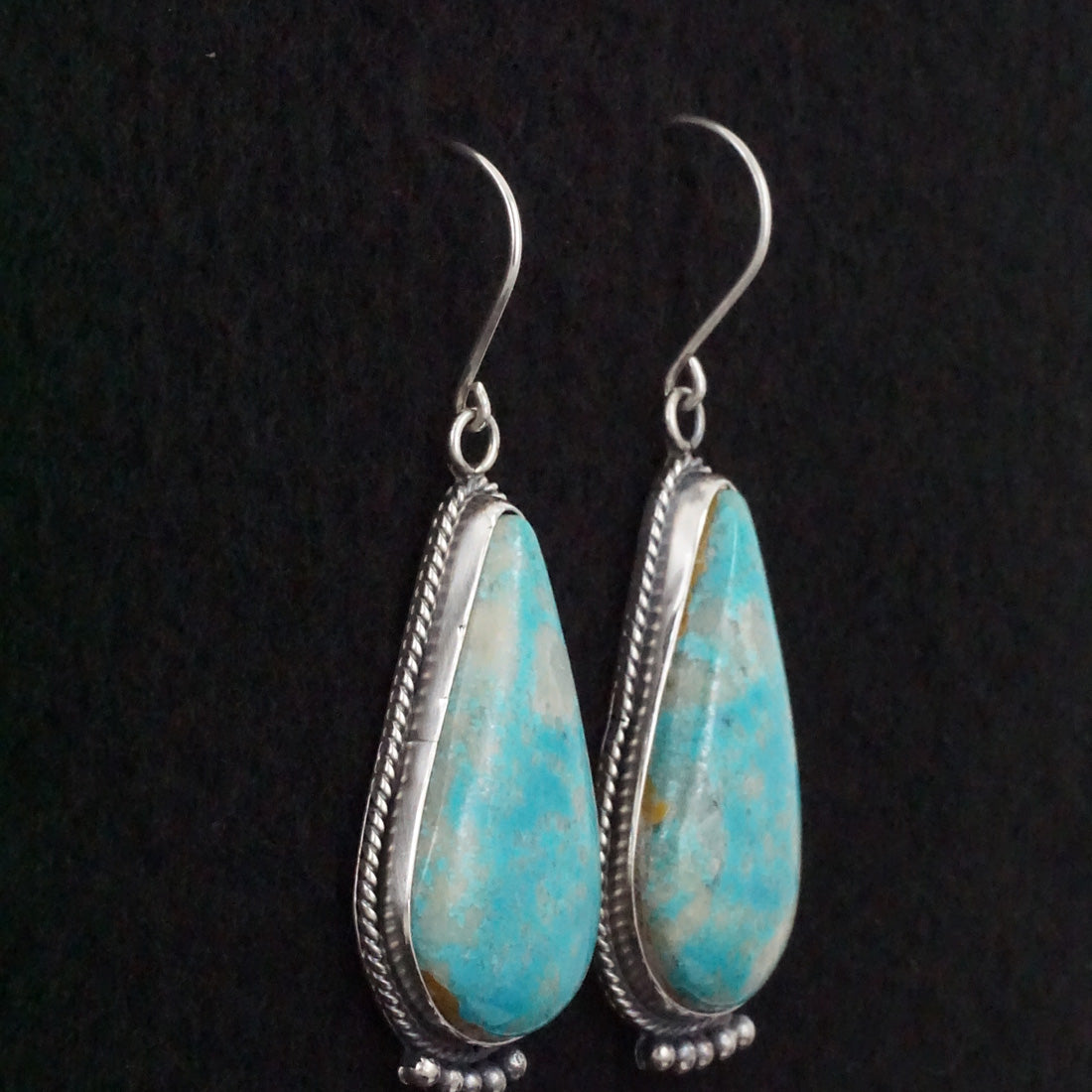 Rena Begay Turquoise & Sterling Silver Earrings