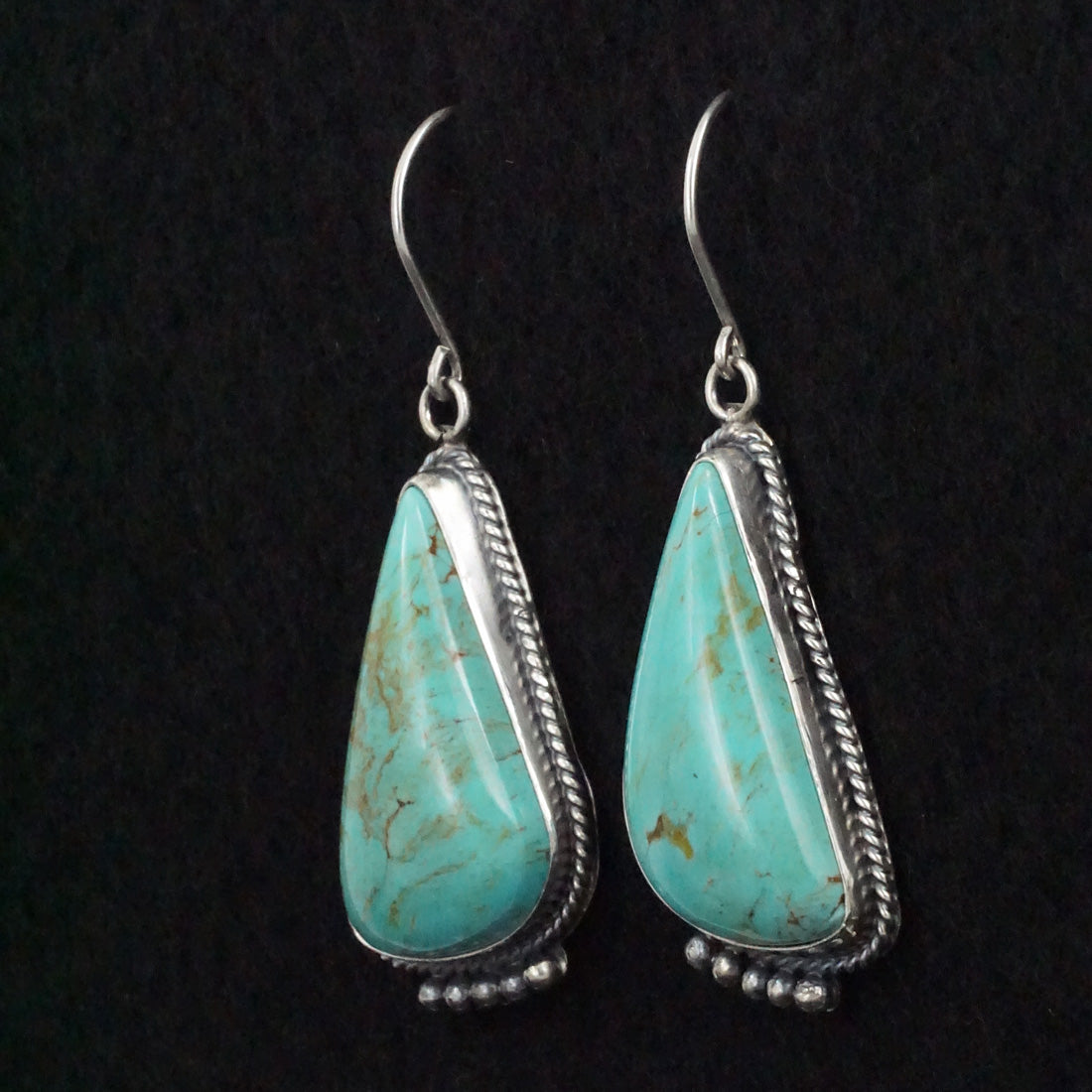 Rena Begay Turquoise & Sterling Silver Earrings