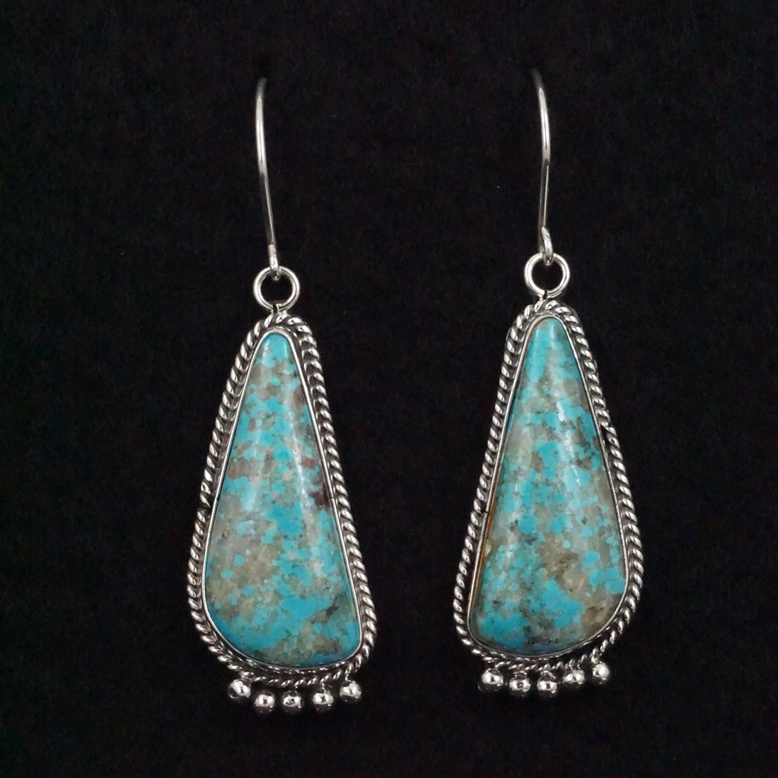 Rena Begay Turquoise & Sterling Silver Earrings