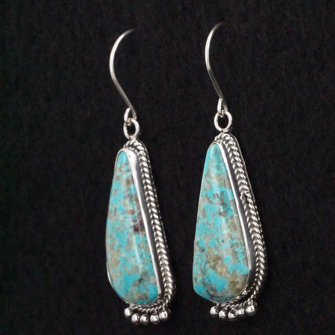 Rena Begay Turquoise & Sterling Silver Earrings