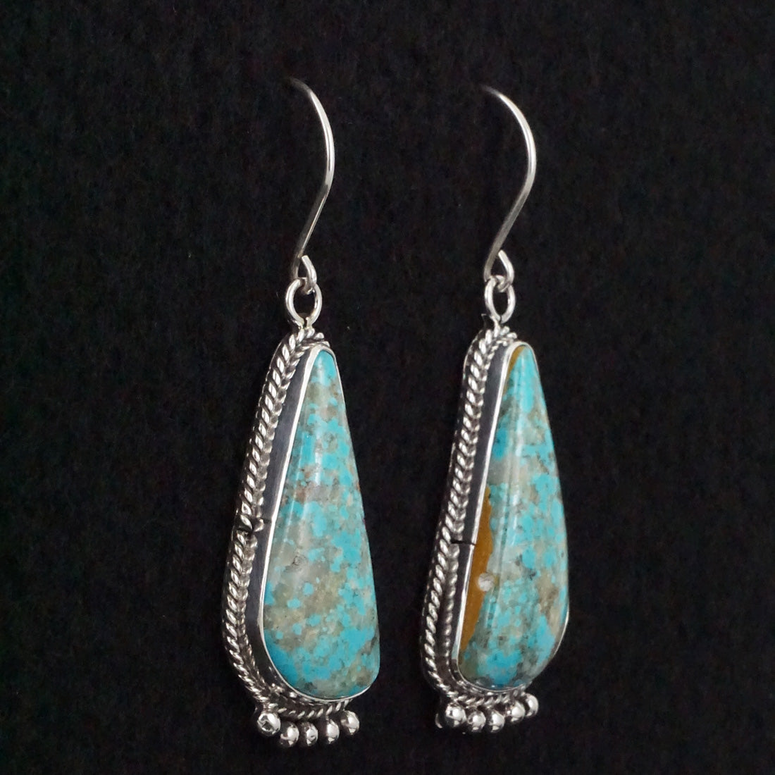 Rena Begay Turquoise & Sterling Silver Earrings