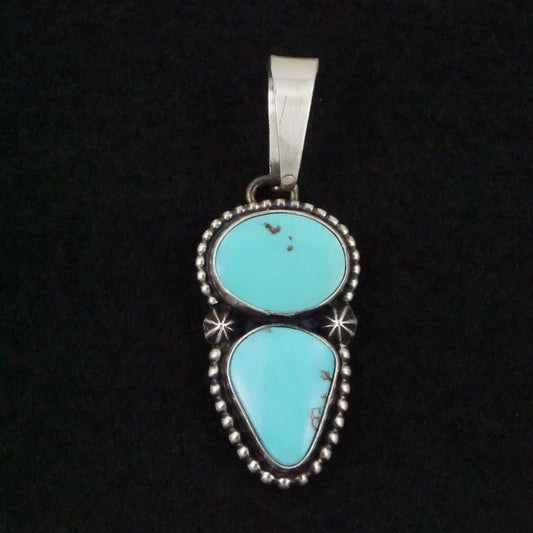 Darrin Livingston Turquoise & Sterling Silver Pendant