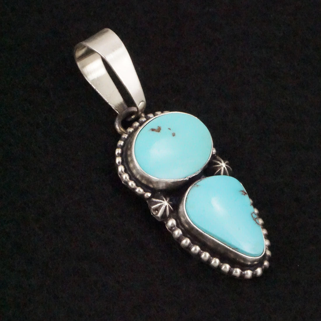 Darrin Livingston Turquoise & Sterling Silver Pendant