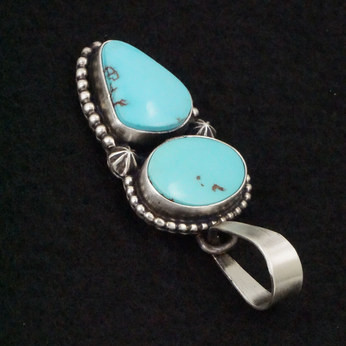 Darrin Livingston Turquoise & Sterling Silver Pendant