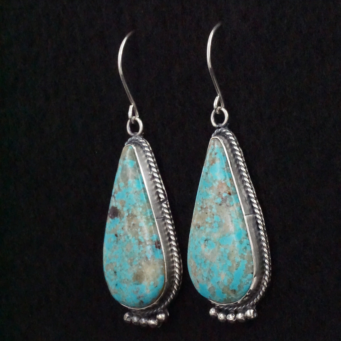 Rena Begay Turquoise & Sterling Silver Earrings