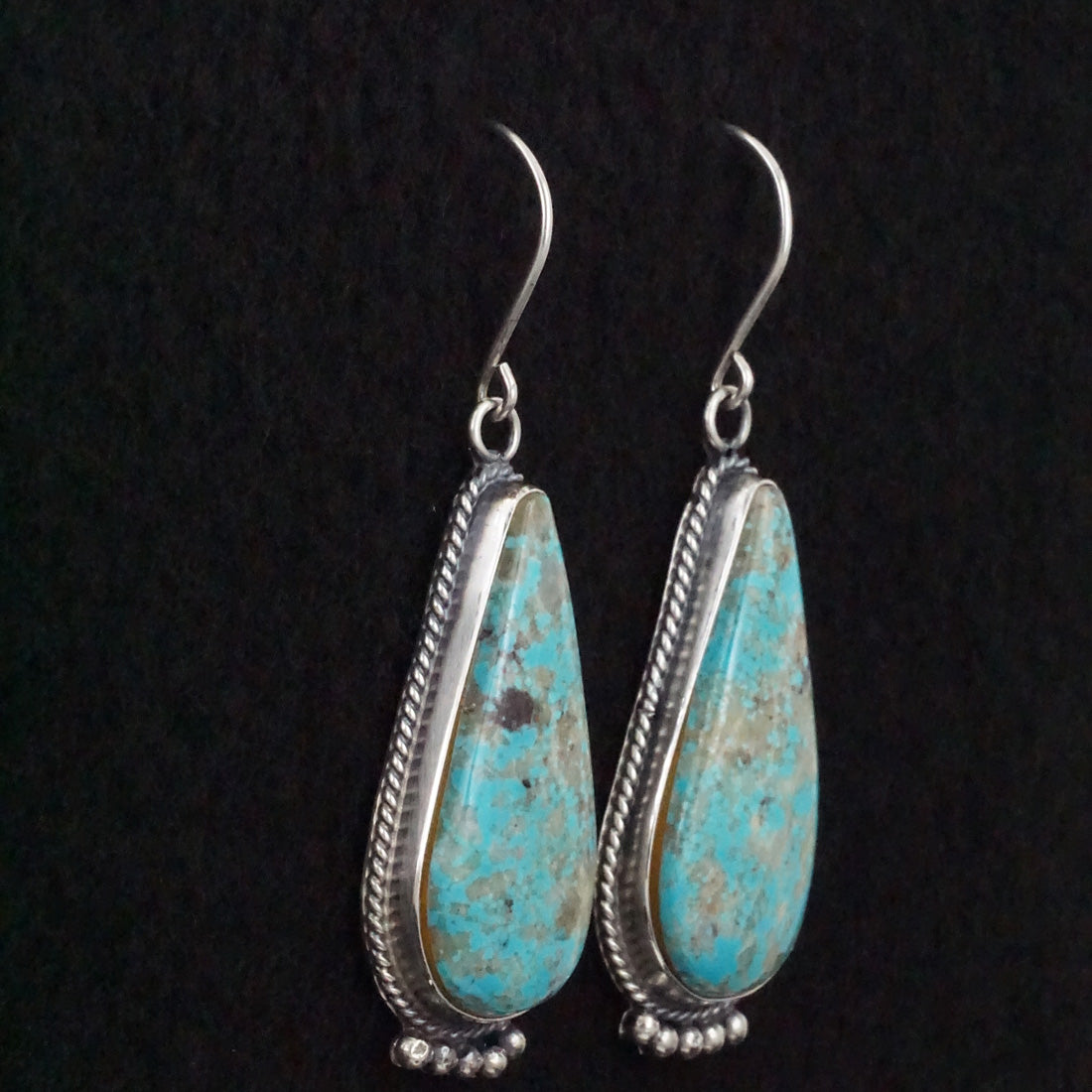 Rena Begay Turquoise & Sterling Silver Earrings