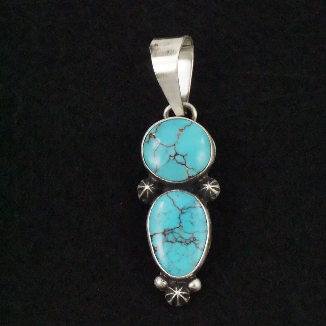 Darrin Livingston Turquoise & Sterling Silver Pendant