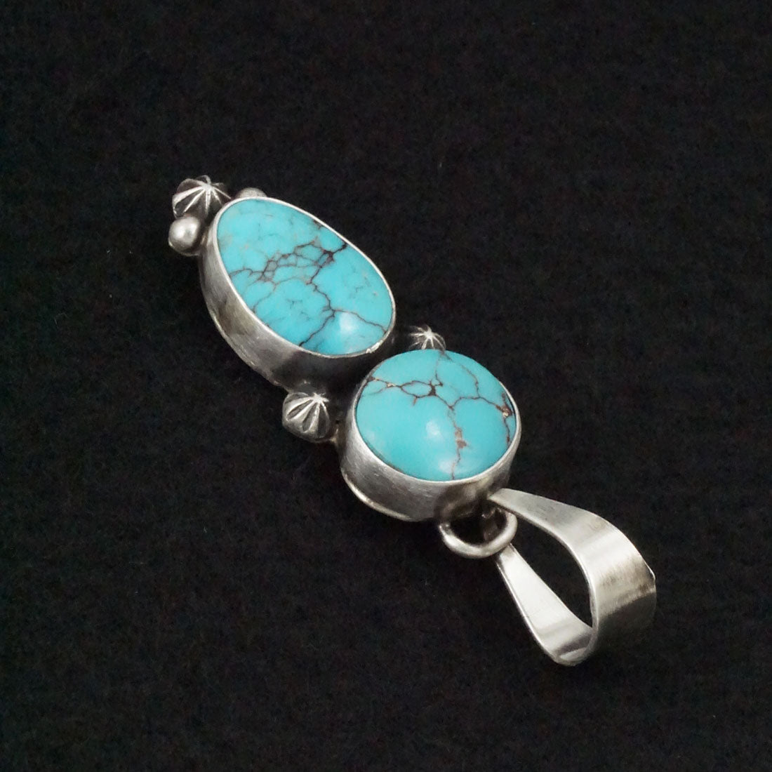 Darrin Livingston Turquoise & Sterling Silver Pendant