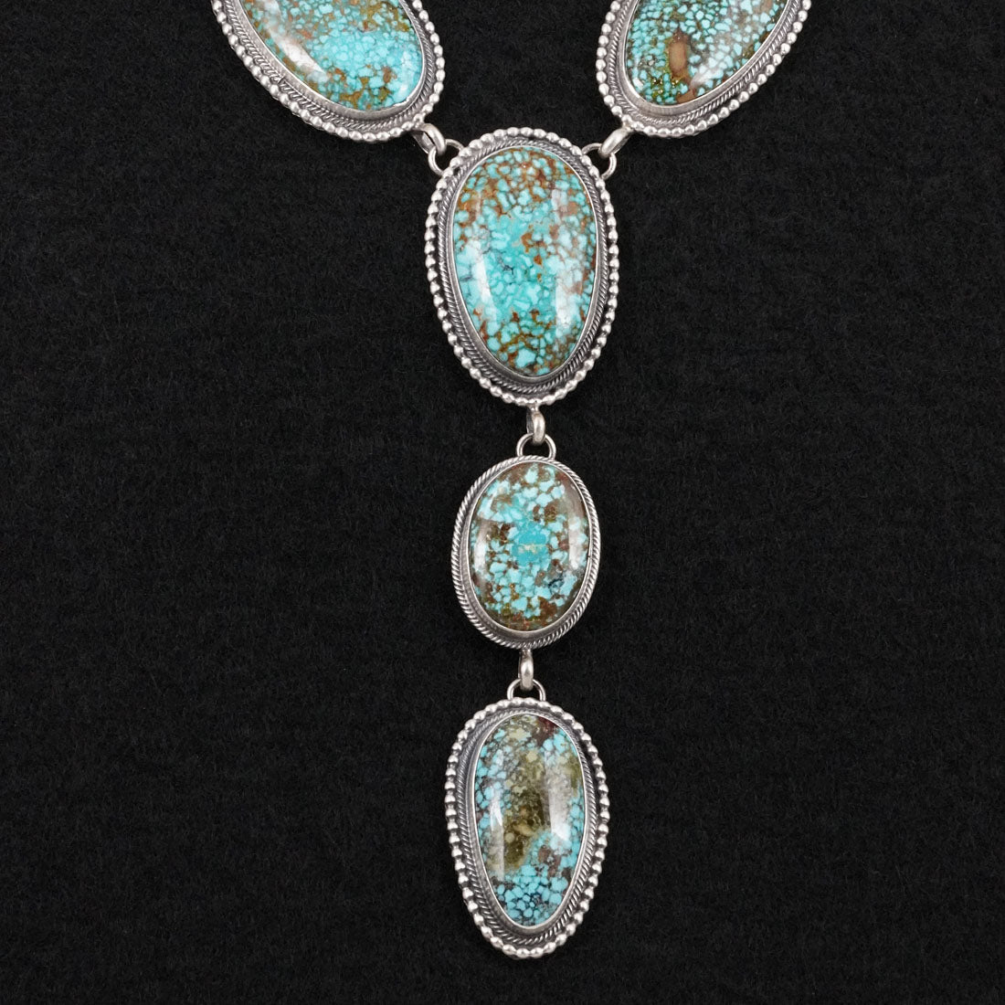 Darrin Livingston Turquoise & Sterling Silver Necklace Set
