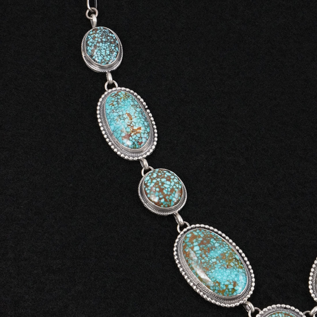 Darrin Livingston Turquoise & Sterling Silver Necklace Set
