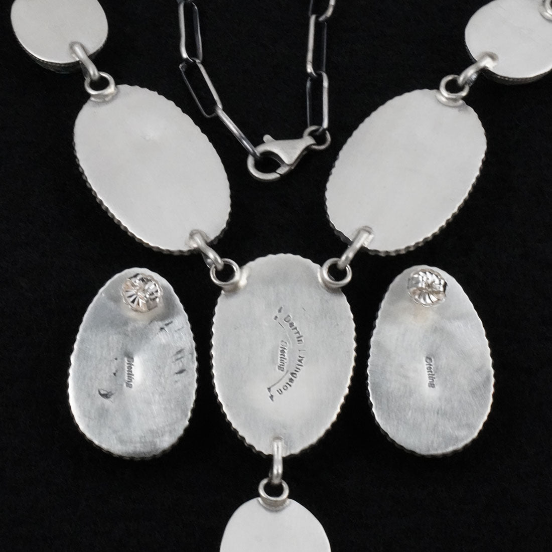 Darrin Livingston Turquoise & Sterling Silver Necklace Set