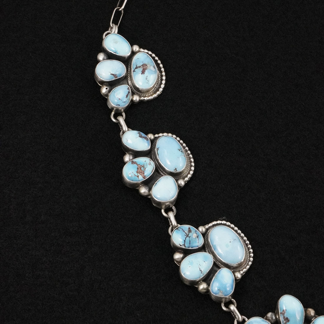 Kathleen Livingston Turquoise & Sterling Silver Necklace Set